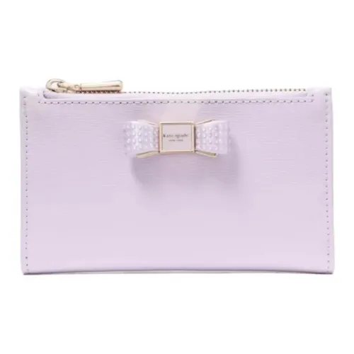 Kate Spade Кошелек из коровьей кожи маленький женский фиолетовый
