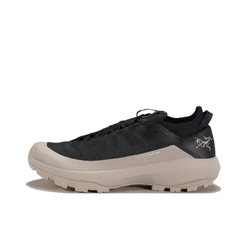 Arcteryx Vertex Alpine Устойчивый к истиранию Дышащий Легкий Сцепляющий Низкий Топ Альпинистская Обувь Мужская Черная