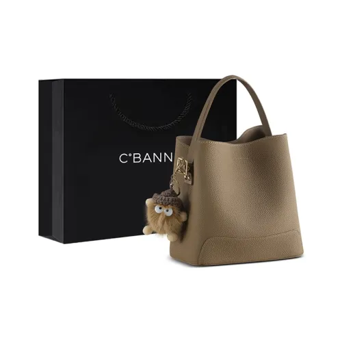 C°BANNER Чехол для телефона из коровьей кожи ведрообразная сумка сумка на плечо стандартная женская Biscuit цвет слоновая серый