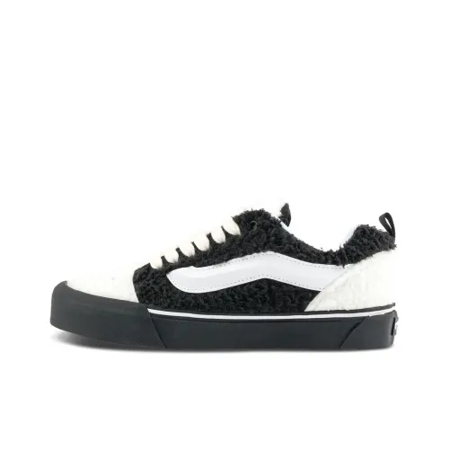 Vans Knu Skool Устойчивые к истиранию низкие скейтбордические кроссовки унисекс черно-белые