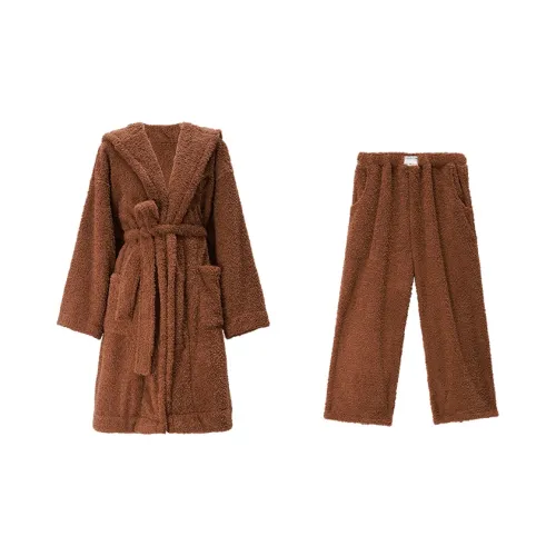 CICADAHOME Border God Пижамный комплект Женские Коричневый