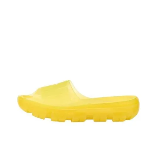 UGG Резиновая подошва устойчивая к истиранию слипоны женские желтые