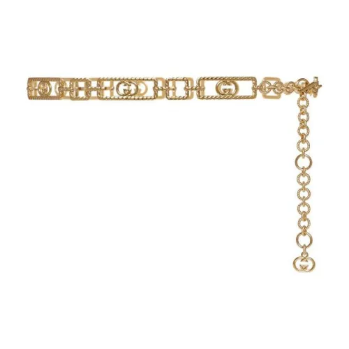 GUCCI Латунь Талия Цепи Унисекс Золото