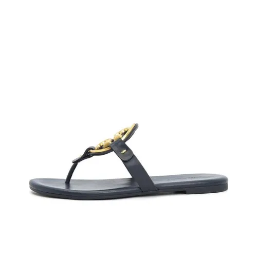 TORY BURCH Miller Шлепанцы Женские Морской Синий