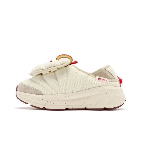 QIAODAN Ode Low Топ Повседневная обувь Женская Айвори Карповый Красный