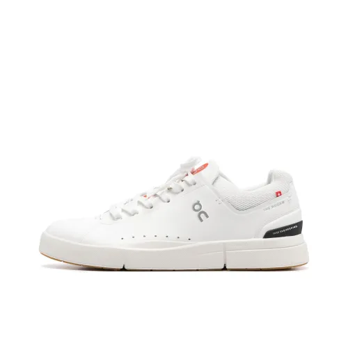 GOOD On YOU x On The Roger Advantage Slip-Resistant Abrasion-Resistant Low-Top Skateboard Shoes Men's White GOOD On YOU x On The Roger Advantage противоскользящие устойчивые к истиранию низкие топовые скейтбордические кроссовки мужские белые