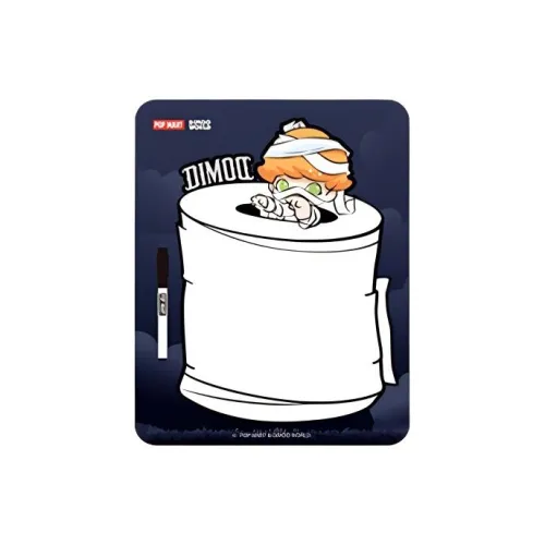 POP MART Коллаборация Edición Dimoo Стираемый Магнитный Наклейка с Сообщением Trend-Based Продукты