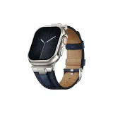 Сапфирово-синий металл, ремешок