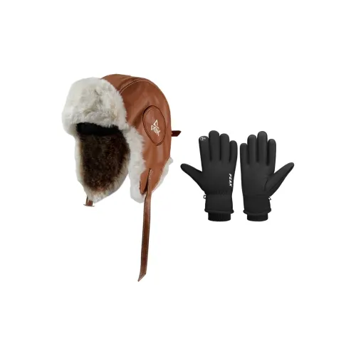 PEAK Полиэстер Шапки-ушанки Унисекс Коричневый