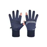 Два полосы с двумя пальцами, синий