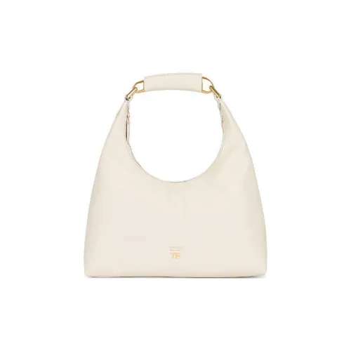 TOM FORD Телячья кожа Сумка-хобо Сумка Маленькая Женская Белая