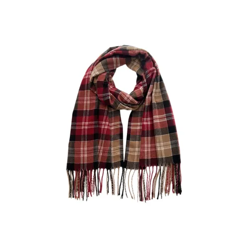 AUGUST HARMONY Вязаные шарфы Унисекс Красный Зеленый