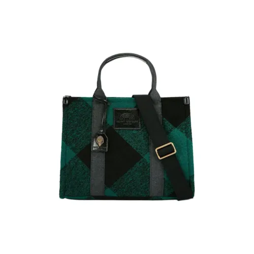 Kurt Geiger London Холщовая сумка сумка через плечо сумка для женщин зеленая