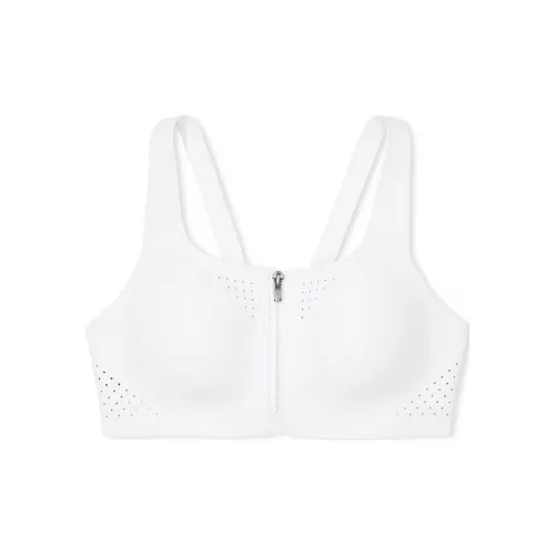 Victoria's Secret VSX Featherweight Max Передняя часть Close Спортивный бюстгальтер VS Белый бюстгальтер Women's White