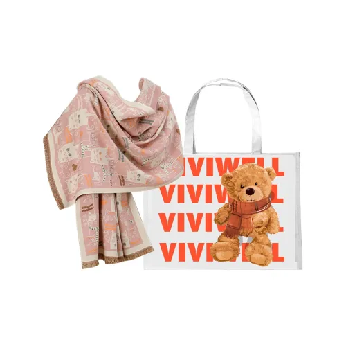 VIVIWELL Полиэфирный трикотаж Шарфы Унисекс