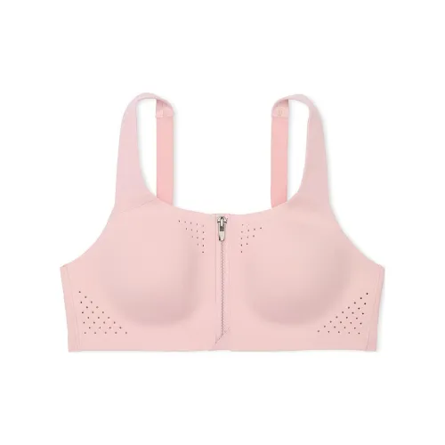 Victoria's Secret VSX Featherweight Max Передняя часть Close Спортивный бюстгальтер Мел Розовый бюстгальтер Женские Розовый