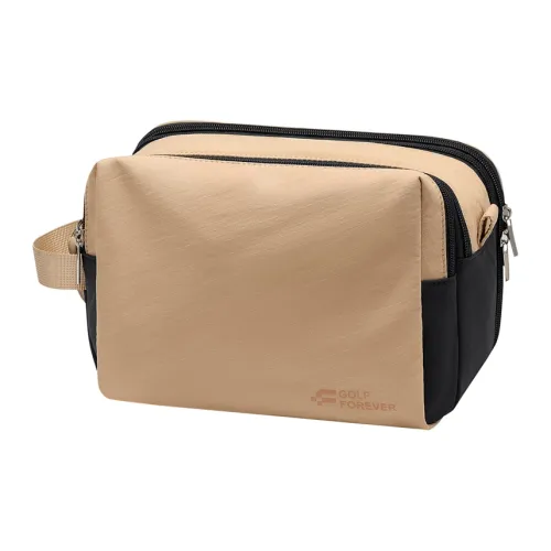 GOLF Ткань Хранение Мешок Стандартный Женский Гравий Коричневый Ночной Черный