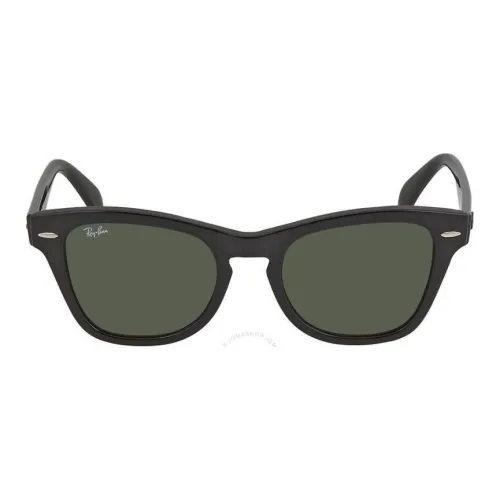 RayBan В зависимости от официального сайта Квадратные солнцезащитные очки Мужские Черные