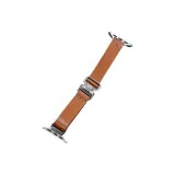 Коричневый / Замок / Кожа