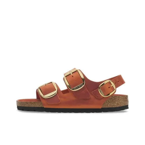 Birkenstock Milano Big Buckle One Ремень Сандалии Апельсин Женские