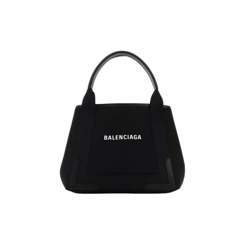 Balenciaga Хлопок Телячья кожа Сумка Женская Черная