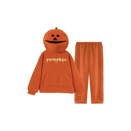 O'MESIK Пижамный комплект унисекс оранжевый