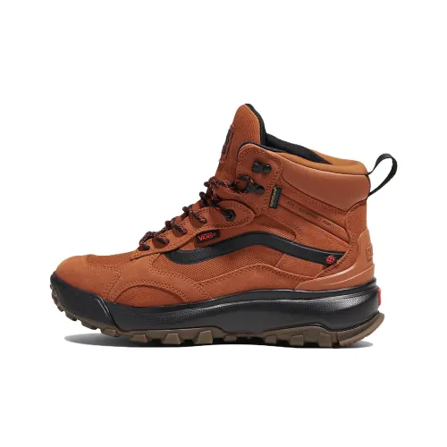 Vans High Топ Уличная обувь Унисекс Коричневый