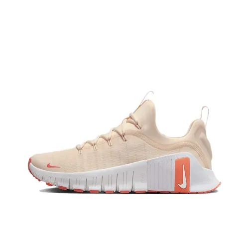 Nike Free Metcon 6 Slip-Resistant Abrasion-Resistant Low-Top Training Shoes Women's Pink White Найк Free Metcon 6 противоскользящие устойчивые к истиранию низкий топ кроссовки для тренировок женские розовый белый