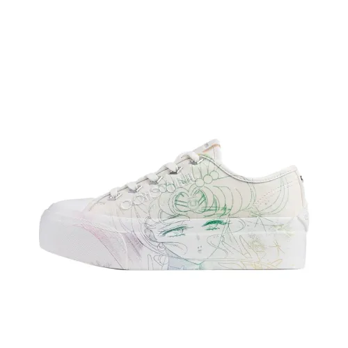 Jimmy Choo Sailor Moon Joint Name Низкий Топ Кеды Женские Радужный