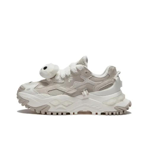 FILA FUSION Bianco Casual Низкий Топ Коричневый/Белый Женский
