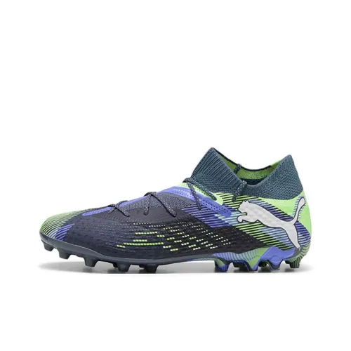 PUMA FUTURE 7 ULTIMATE Мужские футбольные бутсы устойчивые к истиранию синие и зеленые