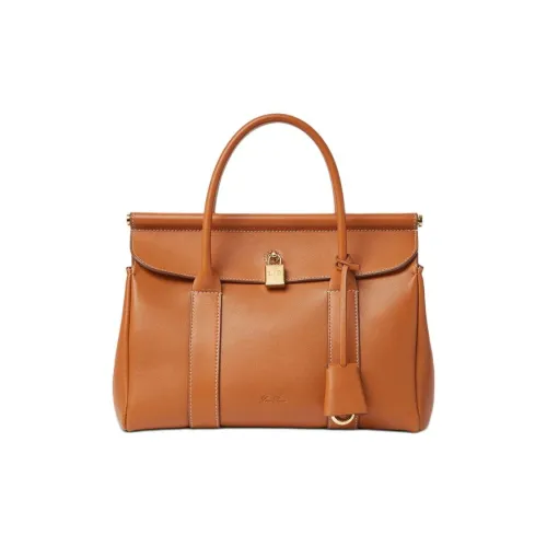 Loro Piana Коровья кожа Одно плечо Сумка Женская Тепло-коричневый Солнце Золотой