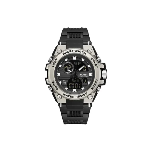 FAIRWHALE Электронный механизм TPU ремешок часы унисекс черный циферблат