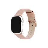 Розовая кожаная