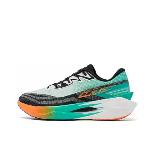 QIAODAN Flying Shadow PRO противоскользящий устойчивый к истиранию низкий топ углеродная плита беговые кроссовки мужской зеленый черный