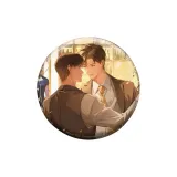 Медицинская пластинка книга, круглый значок, двойной танец