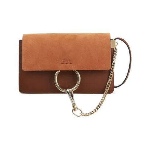 Chloe Faye Сумка через плечо из коровьей кожи маленькая сумка на плечо женская коричневая