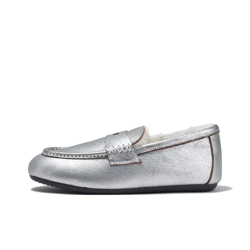 BELLALILY Лоферы Женские Серебряные