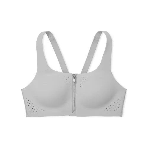 Victoria's Secret VSX Featherweight Max Передняя часть Close Спортивный бюстгальтер Стерлинговый бюстгальтер Women's Silver Серый