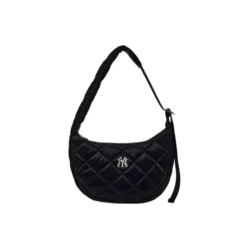 Mlb Base Logo Нью-Йорк Янкис Коллаборация ПУ (полиуретан) Полиуретан Портативный Кроссбоди Сумка Сумка через плечо Обычная Женская Черная