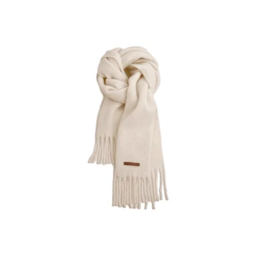 FREE RABBITⅡ Синий Мохер Шарф Теплый Утолщенный Шаль Унисекс