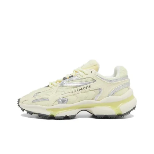 LACOSTE Collaboration L003 2K24 Противоскользящий Устойчивый к истиранию Низкий Топ Casual Женский Бежевый