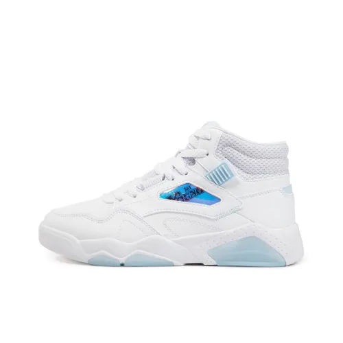 361° Xingran Покрытие Slip-resistant Высокие Кроссовки для скейтбординга Женские Белые