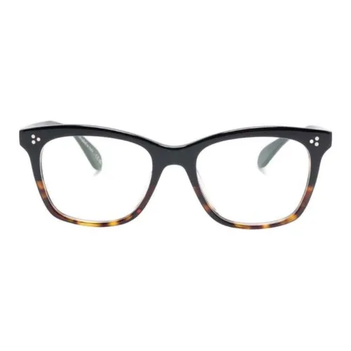 Oliver Peoples Ацетатные квадратные оправы для очков Женские Черный Гаванский Коричневый