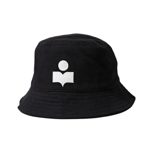 ISABEL MARANT ETOILE Хлопковая ткань Шляпы ведра Женские Черный Бежевый