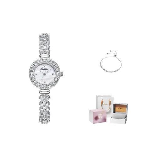 SOTOIRU Кварцевый механизм Часы Женские часы Мать жемчуга Циферблат