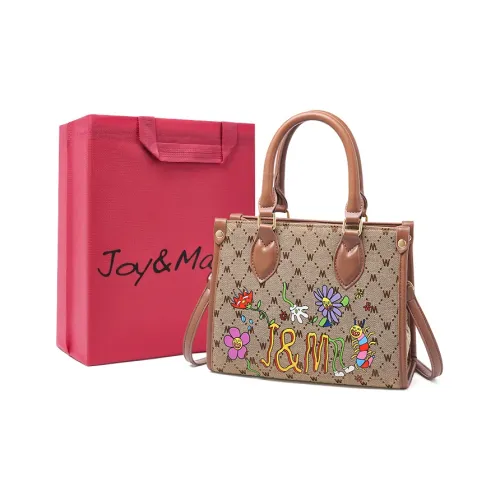 Joy Mario С принтом Граффити Модный Модный Сумка-тоут Сумка через плечо Сумка Обычная Женская Сандаловый коричневый Экрю