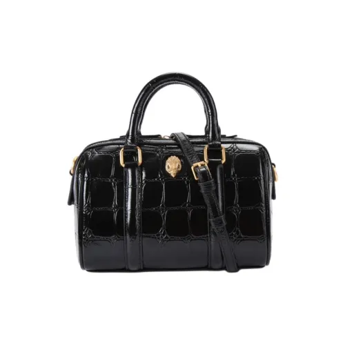 Kurt Geiger London Крокодил Тисненая кожа Сумка через плечо Сумка Маленькая Женская Черная