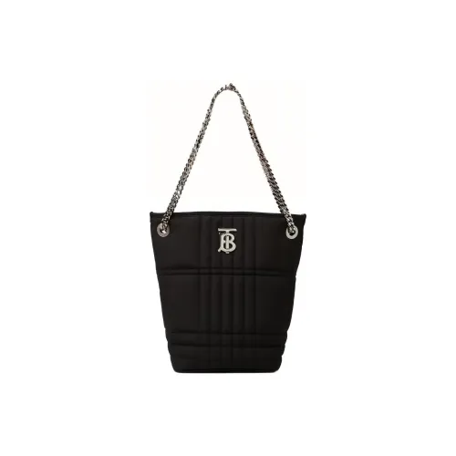 Burberry Lola Сумка Полиэстер Ведрообразная Сумка Сумка через плечо Женская Черная