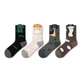 [Thickened Woollen Socks Styling] Исцеляющий Мультяшный Набор - 4 Штуки